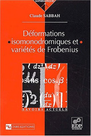 Dformations isomonodromiques et varits de Frobenius.