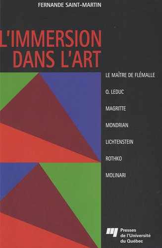 L'immersion dans l'art : comment donner sens aux œuvres de 7 artistes : le Maître de Flémalle, O. Leduc, Magritte, Mondrian, Lichtenstein, Rothko, Molinari