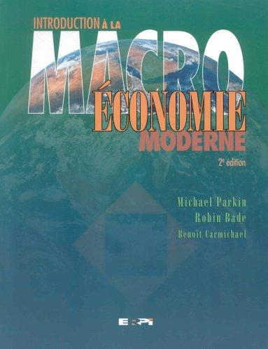 Introduction à la macro économie moderne