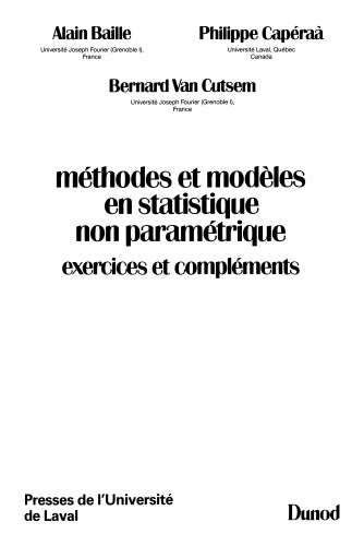 Méthodes et modèles en statistique non paramétrique. Exercices et compléments