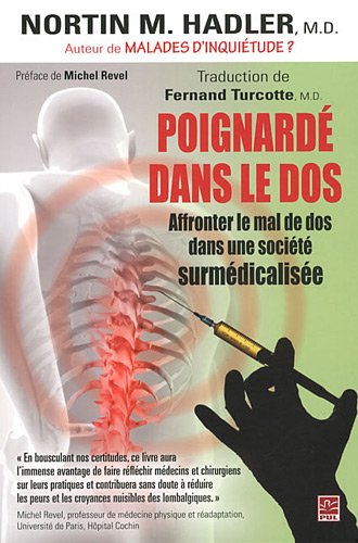 Poignardé dans le dos.