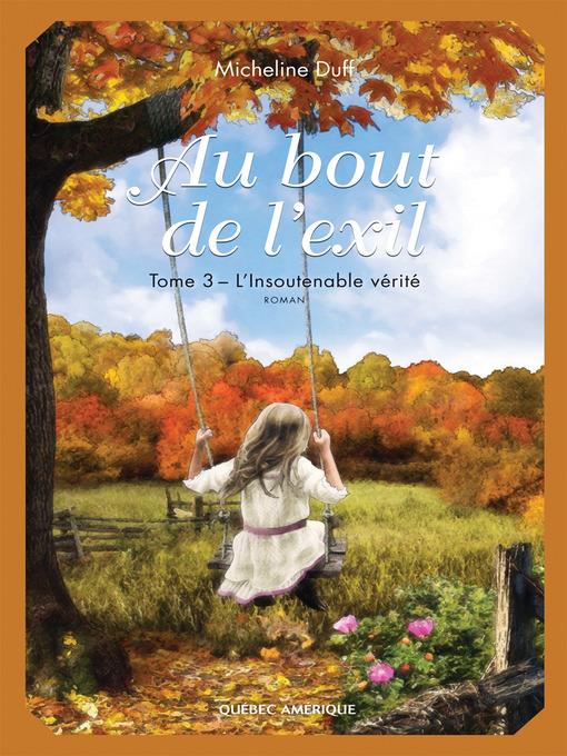 Au bout de l'exil, Tome 3