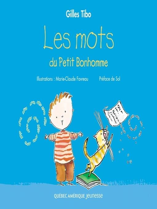 Petit Bonhomme 1--Les mots du Petit Bonhomme