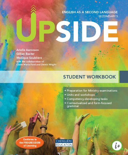 Upside : English as a second language, secondary 5. Student workbook. Teacher's guide