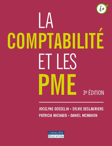 LA COMPTABILITE ET LES PME (Chenelière éditions)