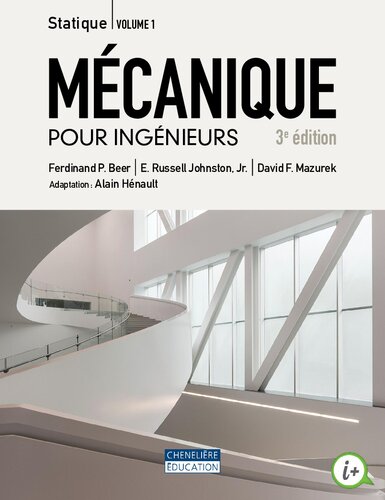 Mécanique pour ingénieurs. Volume 1, Statique