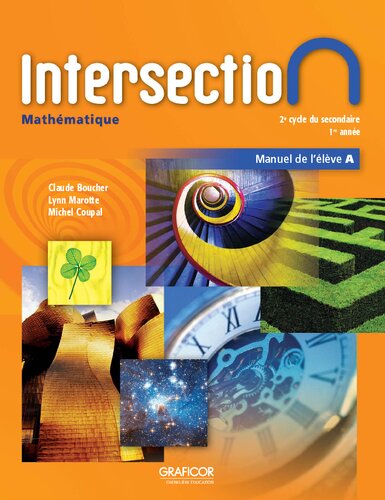 Intersection : mathématique, 2e cycle du secondaire, 1re année