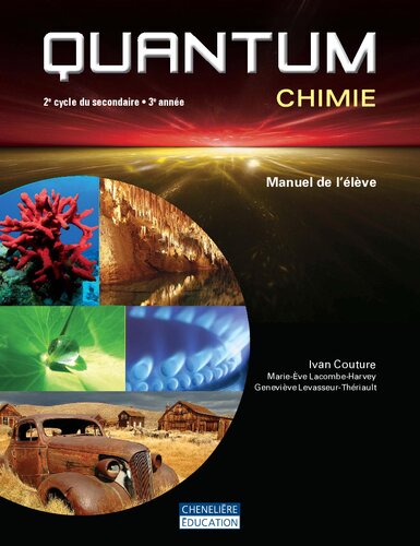 Quantum : chimie : 2e cycle du secondaire, 3e année : manuel de l'élève