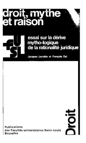 Droit, Mythe Et Raison