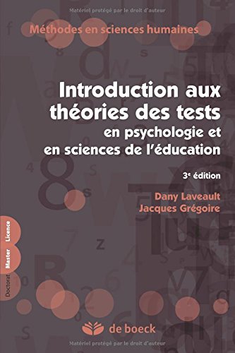 Intro. theories des tests 3/e en psycho.et science