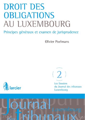 Droit des obligations au Luxembourg.