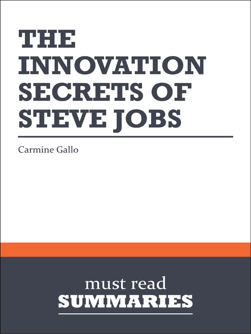 The Innovation Secrets of Steve Jobs - Carmine Gallo