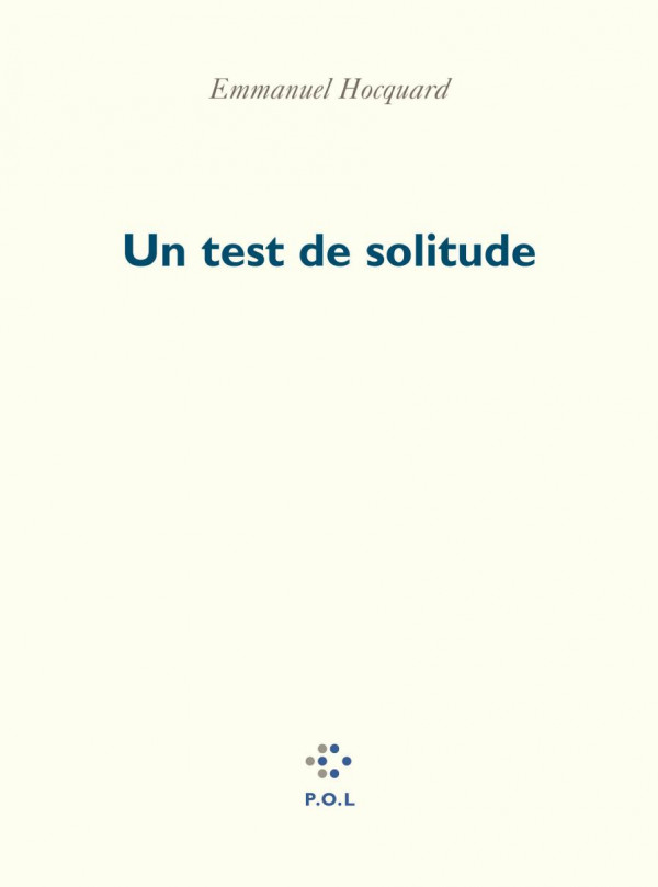 Un test de solitude : sonnets