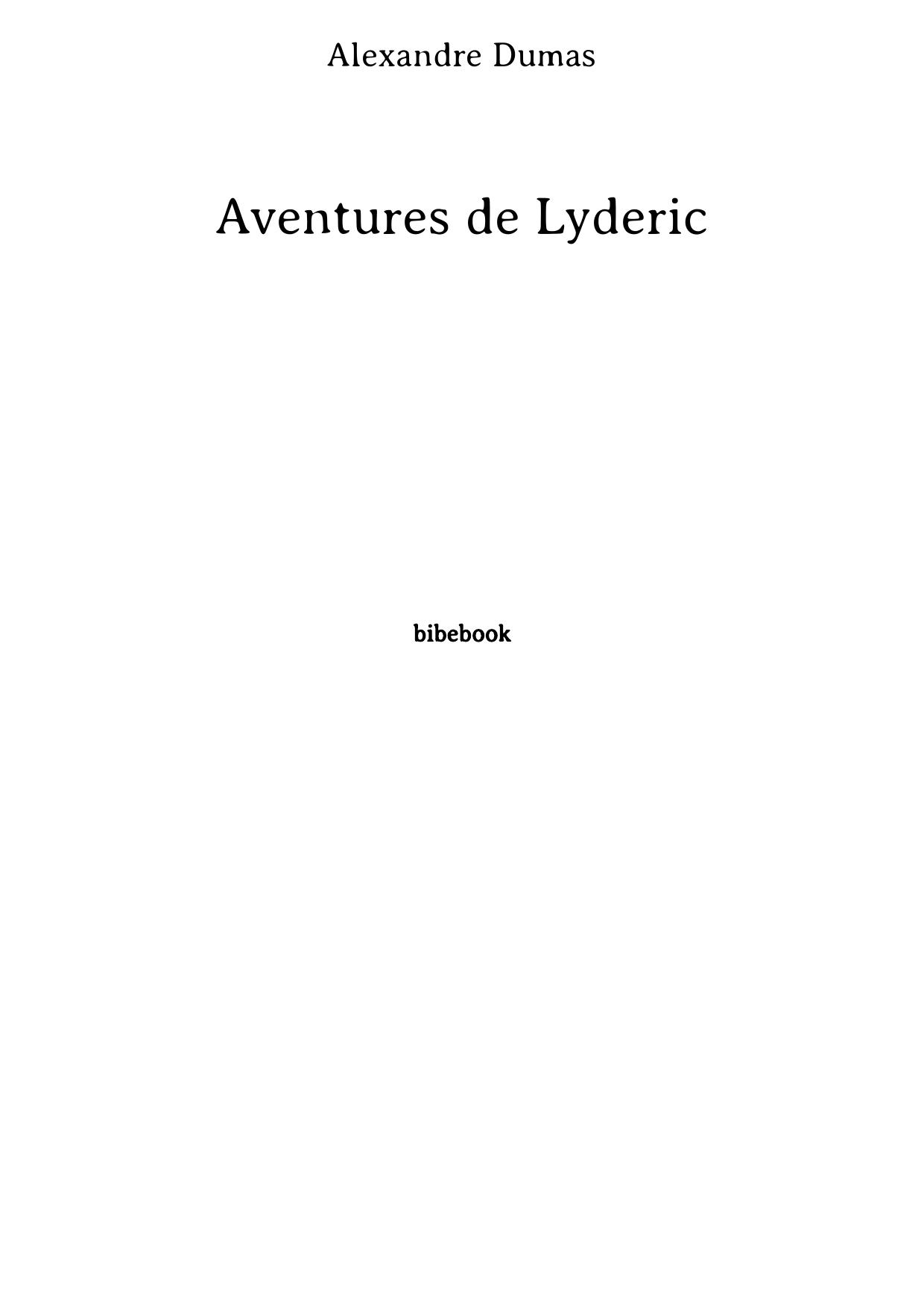 Aventures de Lyderic