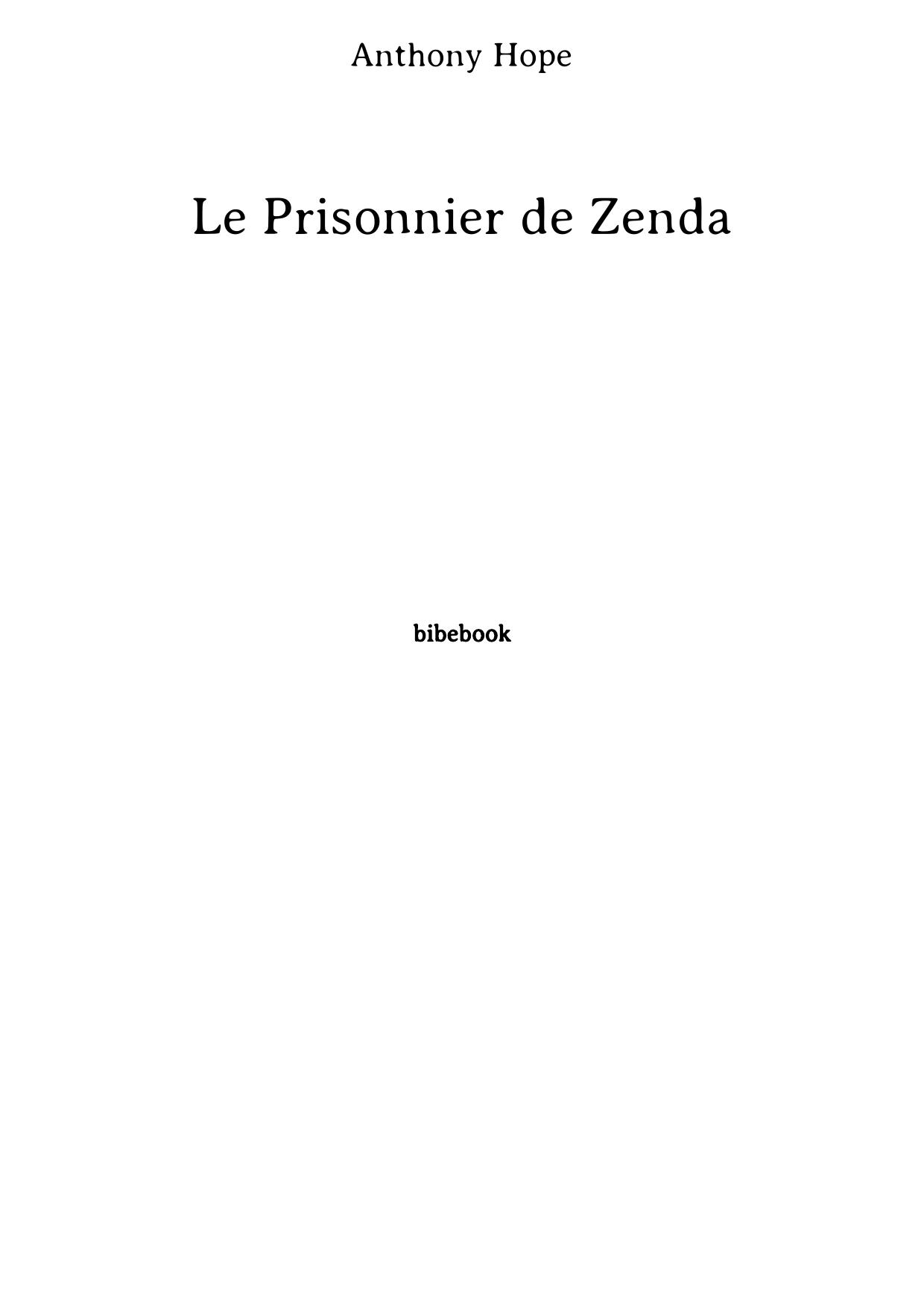 Le Prisonnier de Zenda