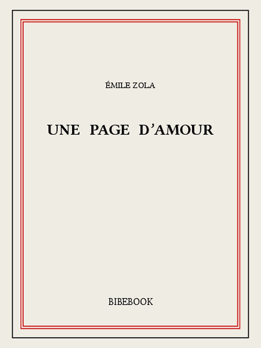 Une page d’amour