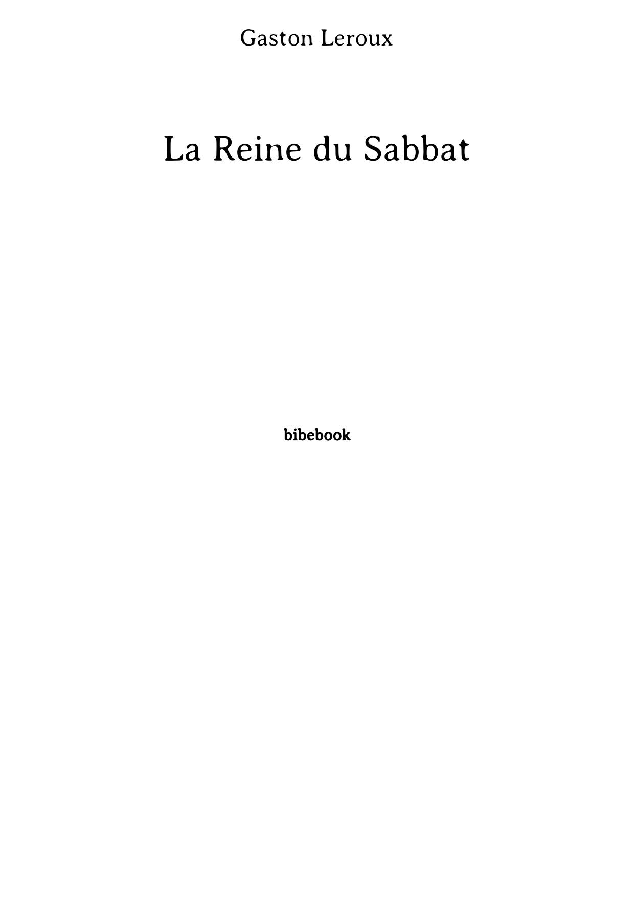 La Reine du Sabbat