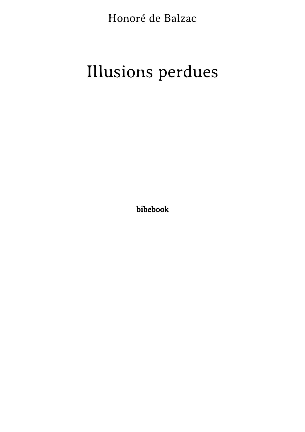 Illusions perdues