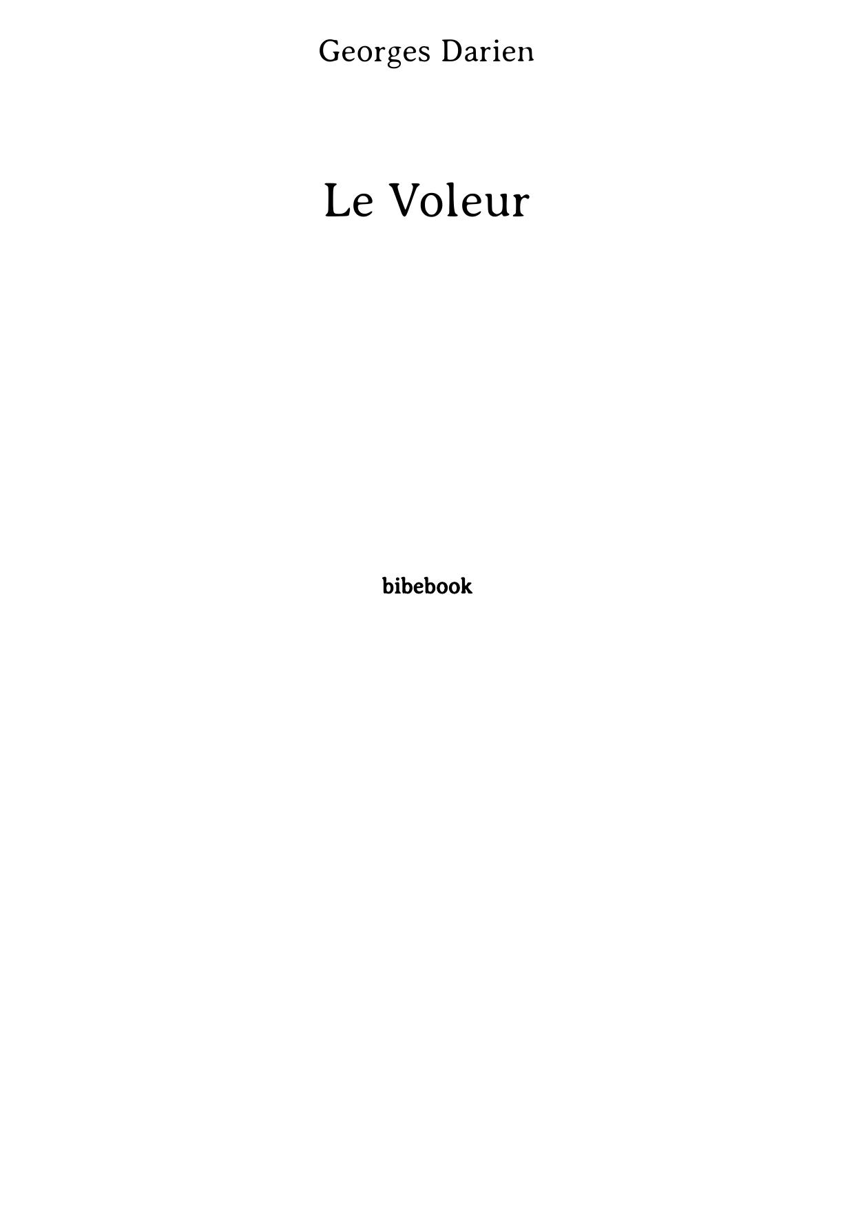 Le Voleur