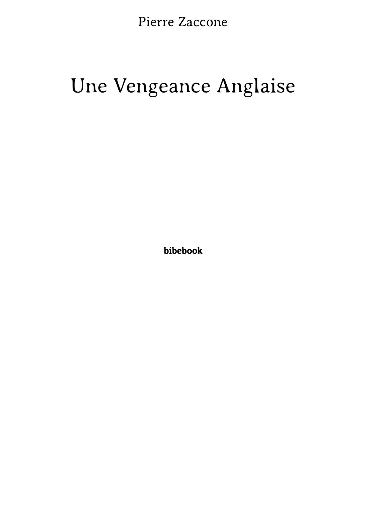 Une Vengeance Anglaise