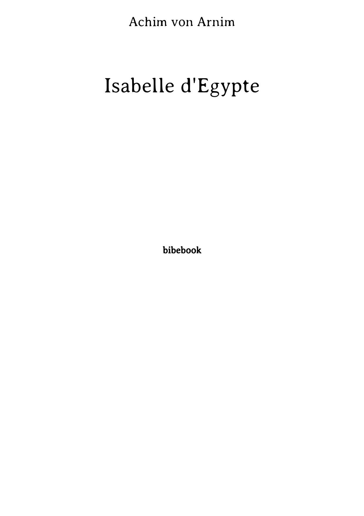 Isabelle d'Égypte