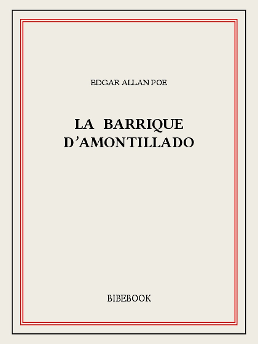 La barrique d'amontillado