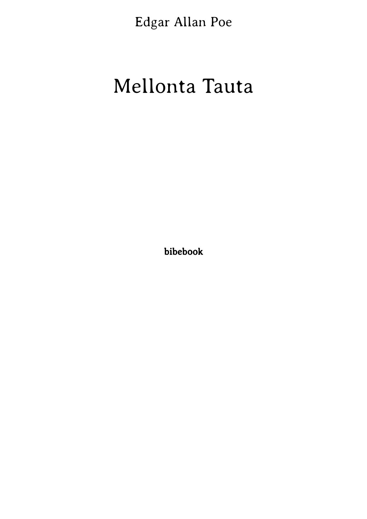 Mellonta Tauta