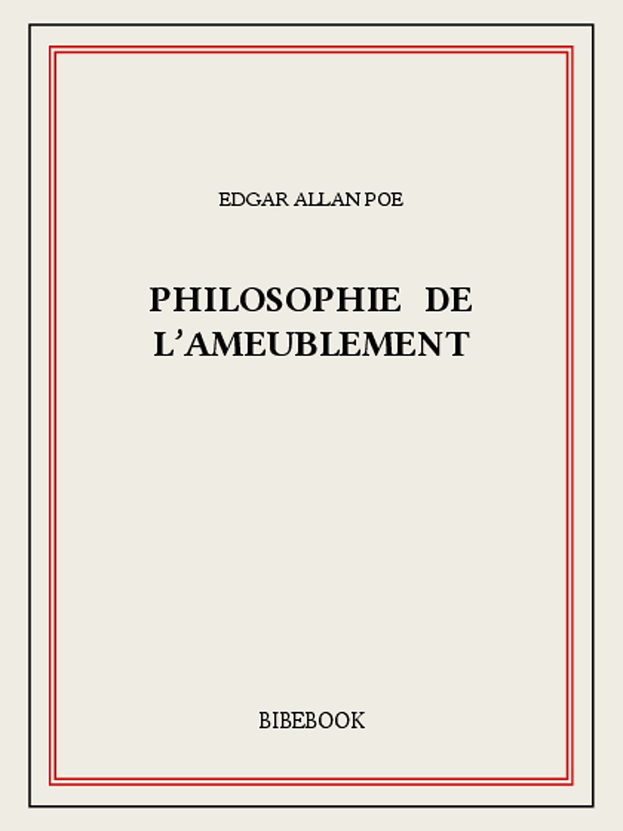 Philosophie de l'ameublement