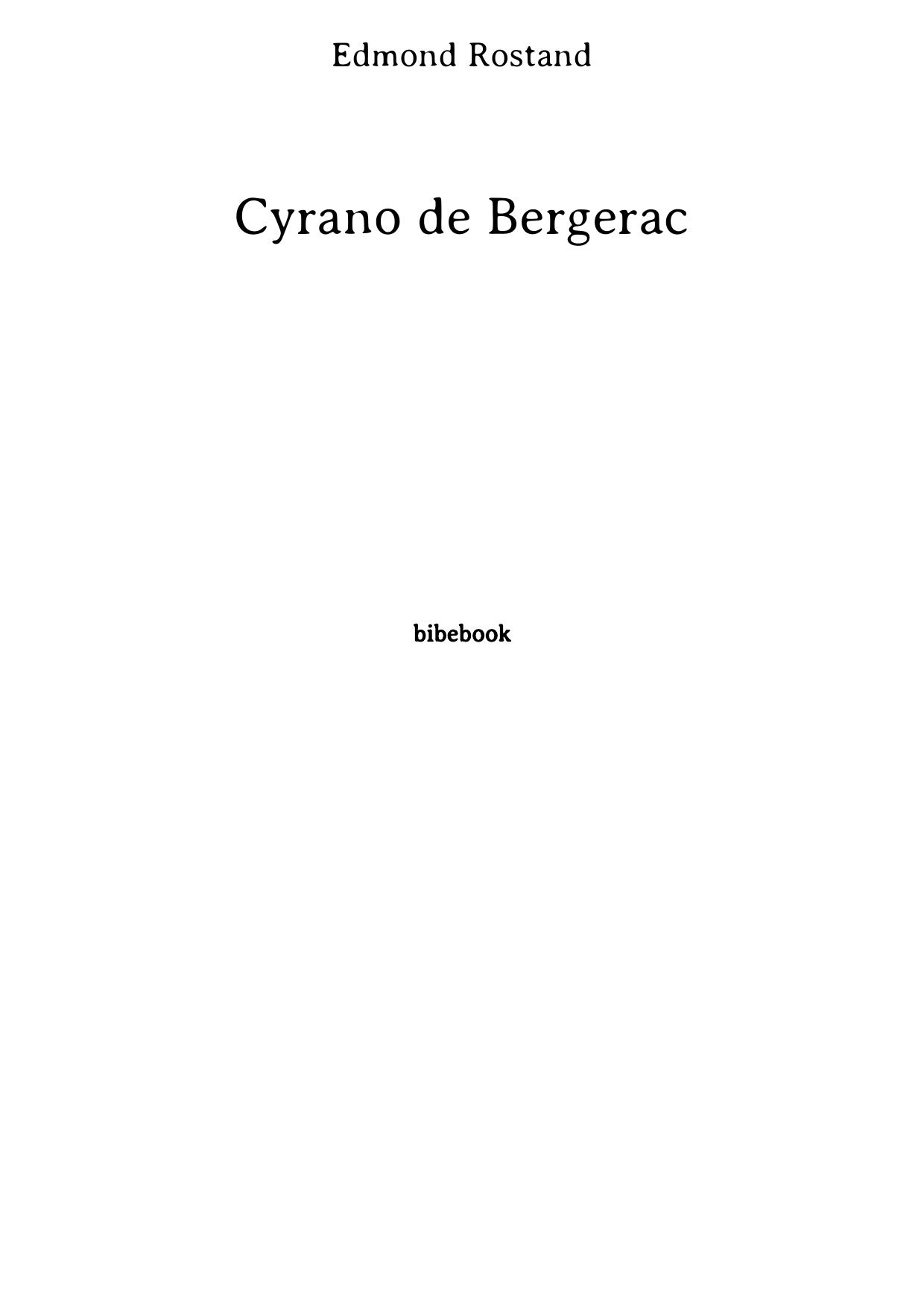 Cyrano de Bergerac