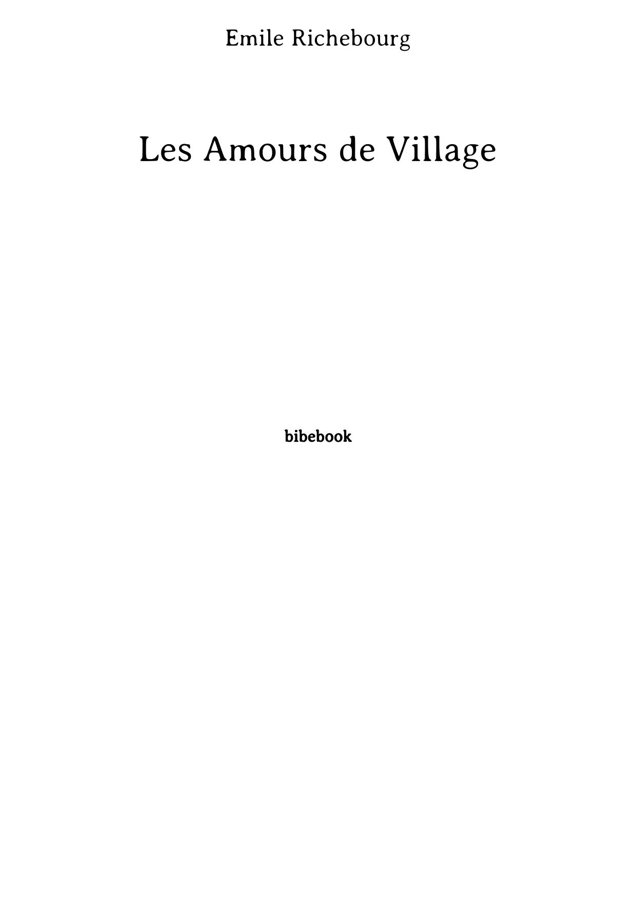 Les Amours de Village