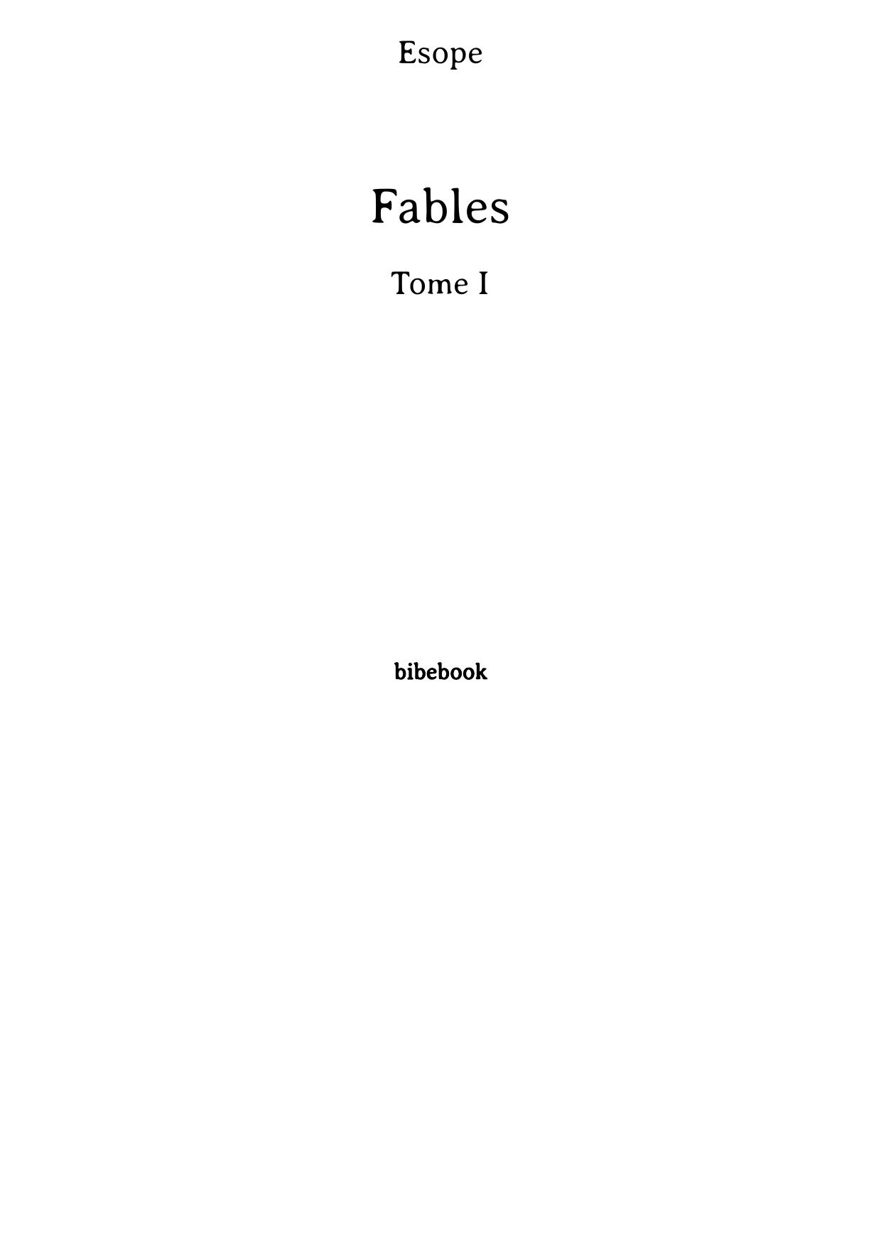 Fables - Tome I