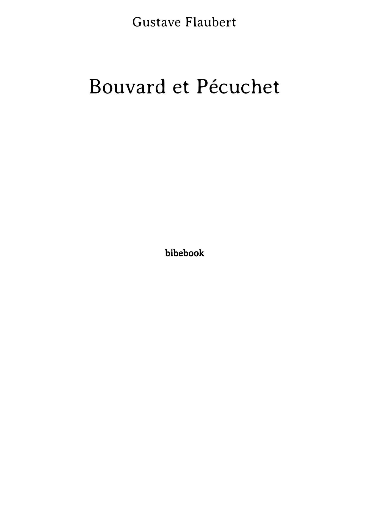 Bouvard et Pécuchet