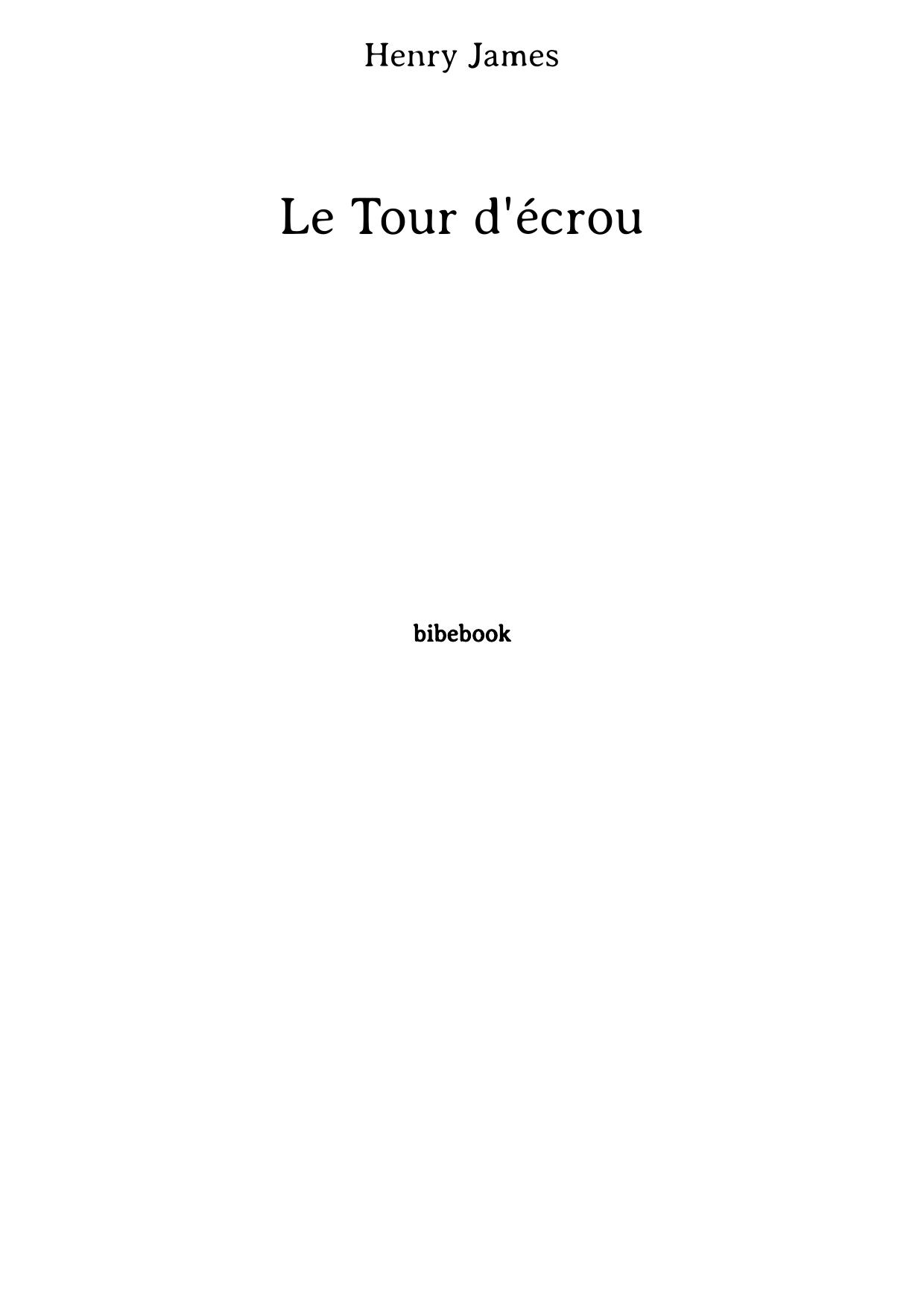 Le Tour d'écrou