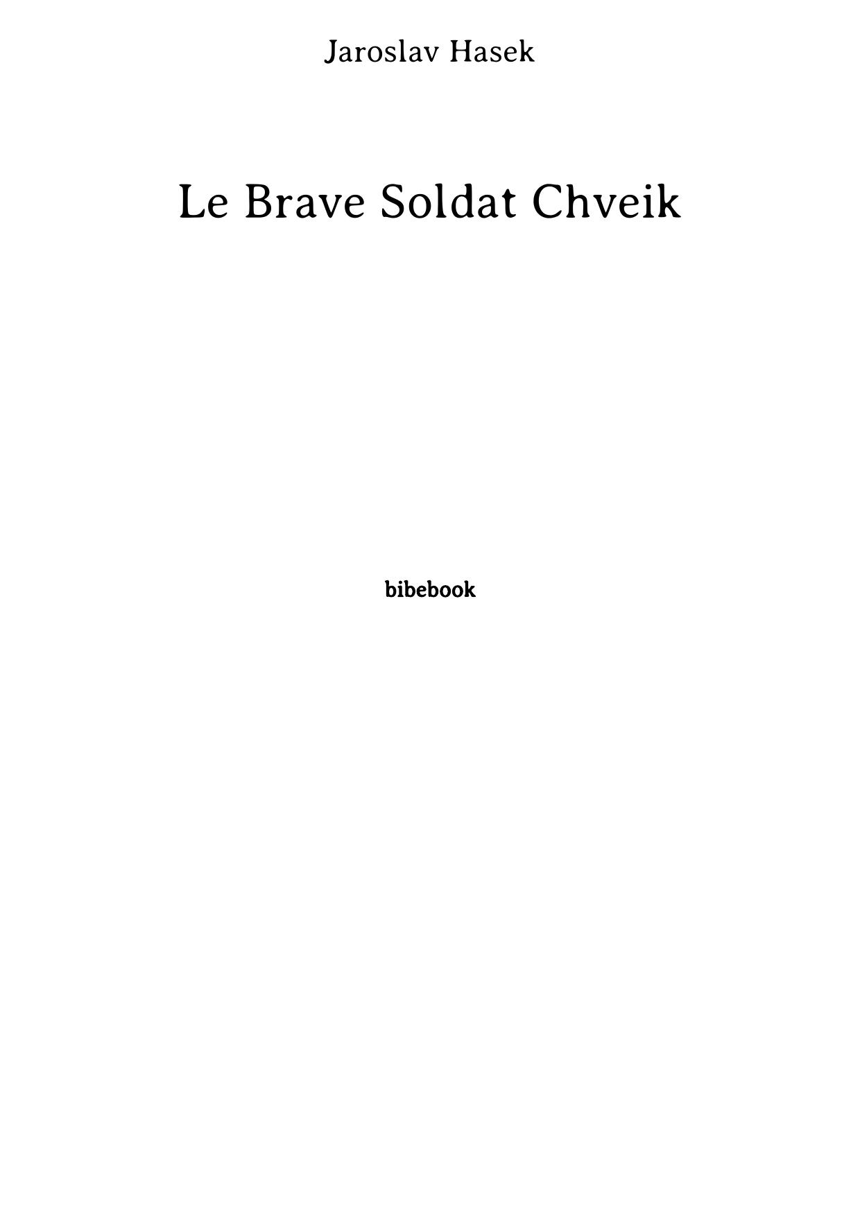 Le Brave Soldat Chveik