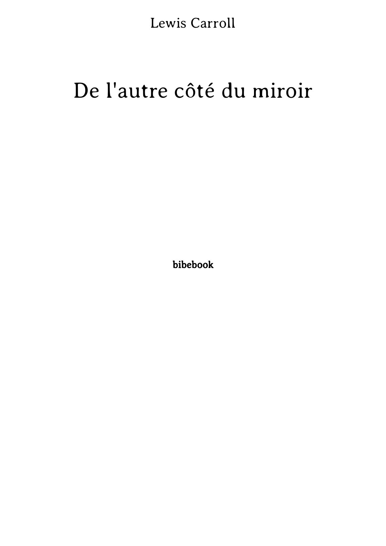 De l'autre côté du miroir