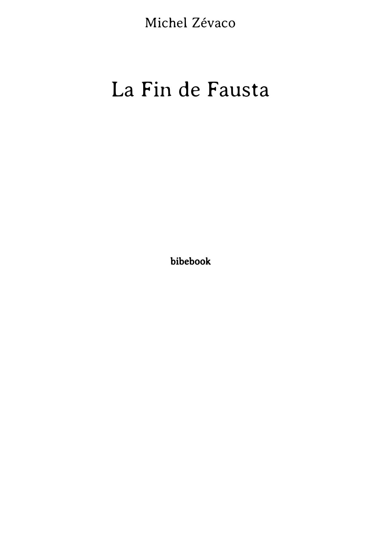 La Fin de Fausta