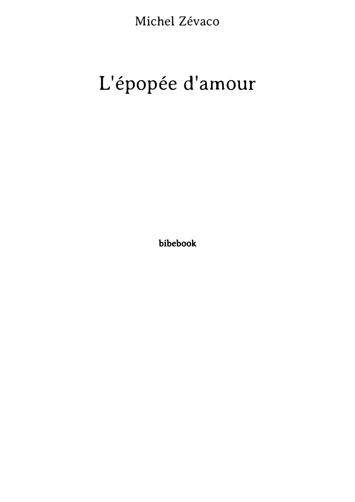 L'épopée d'amour