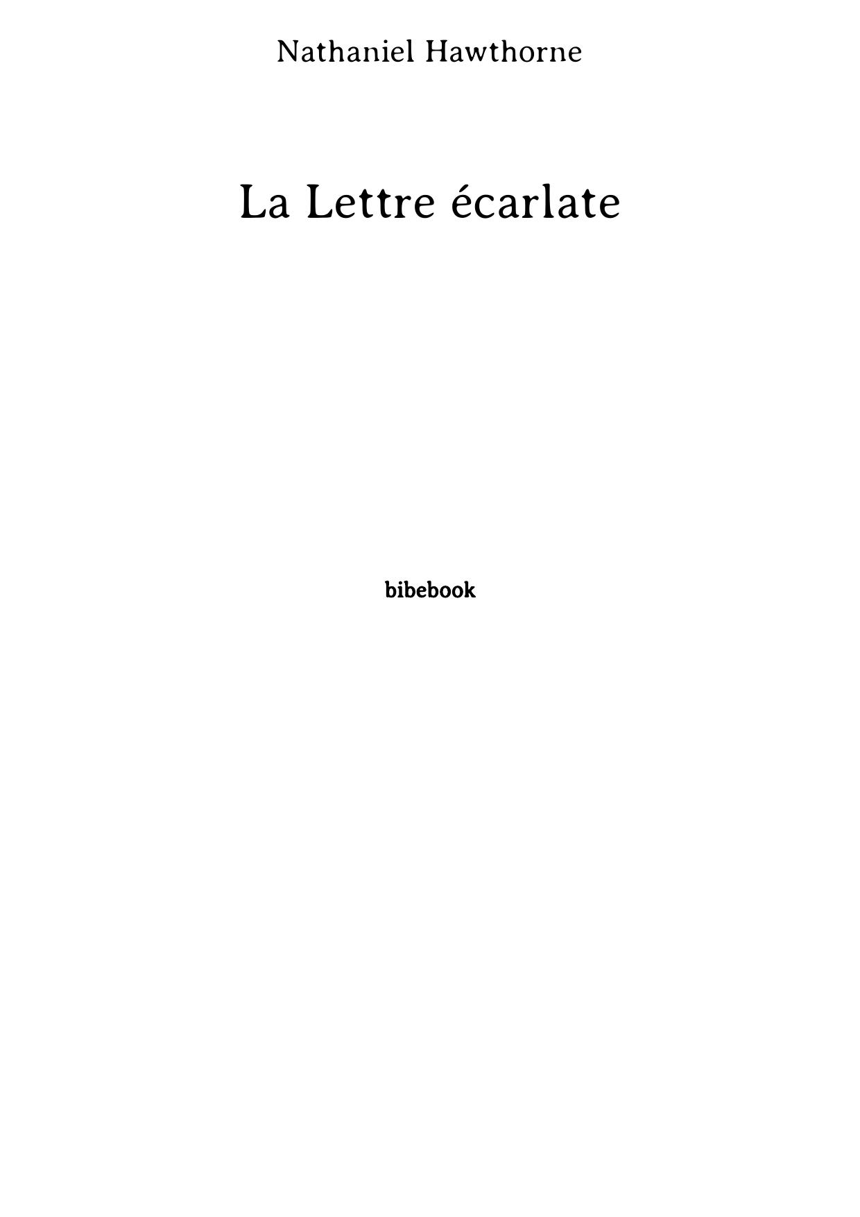 La Lettre écarlate