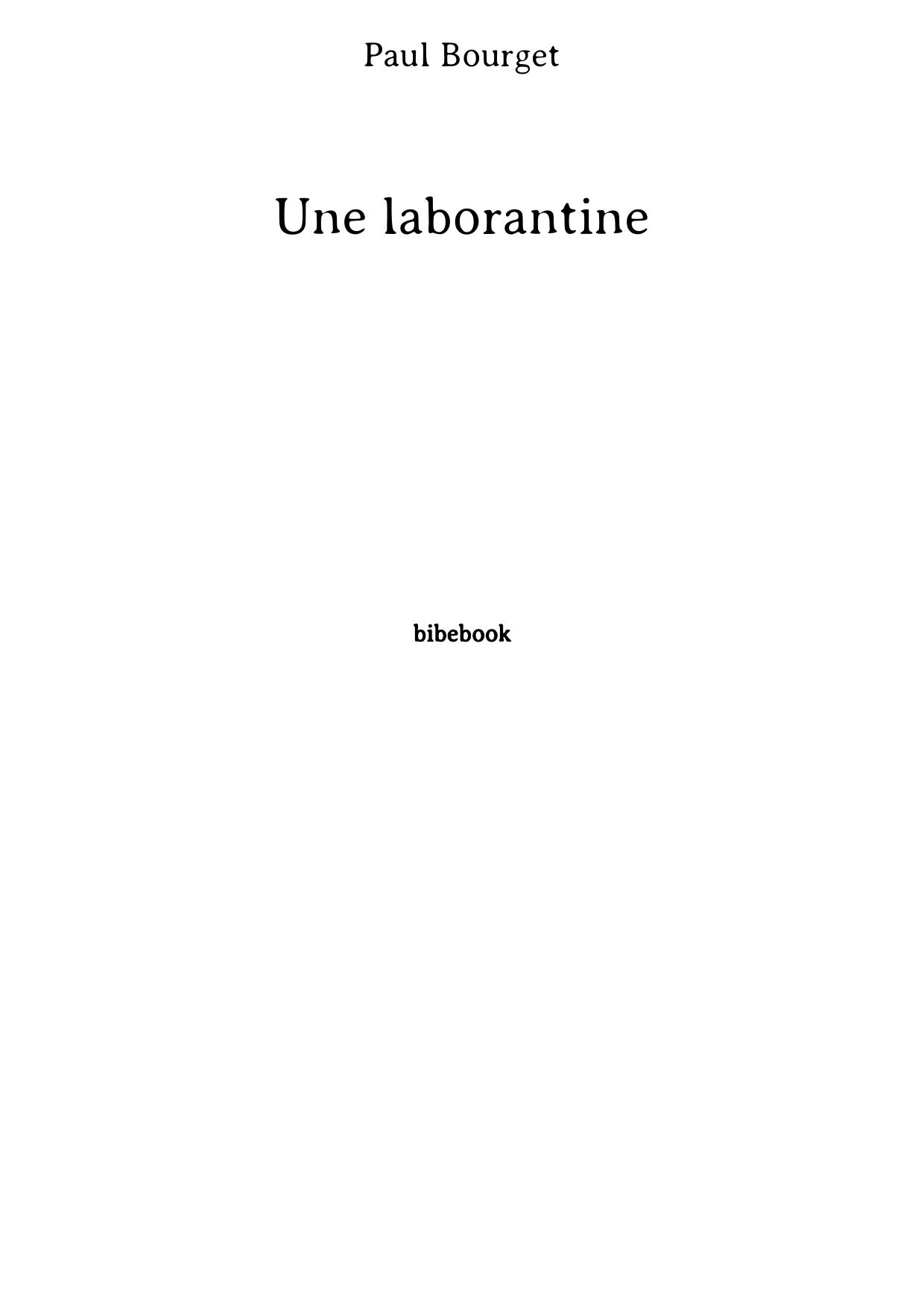 Une laborantine