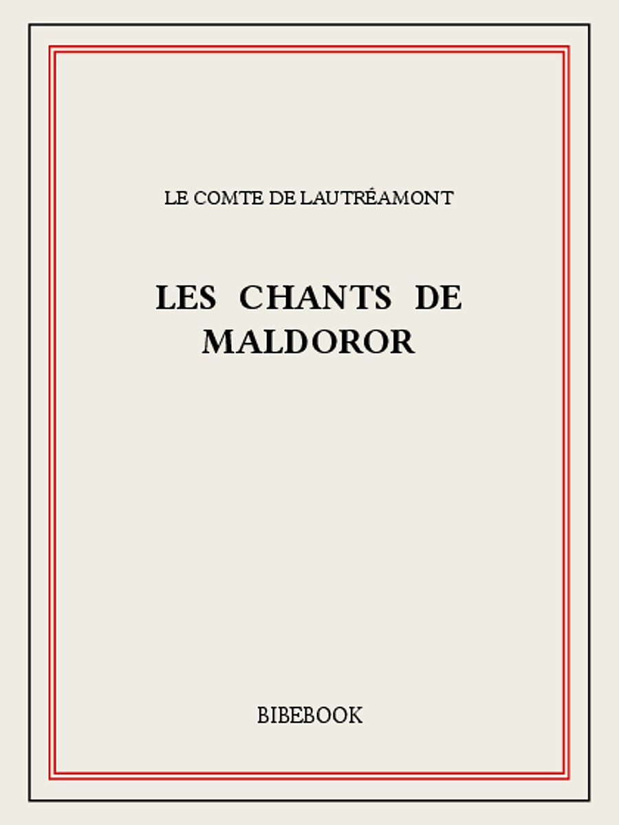 Les chants de Maldoror