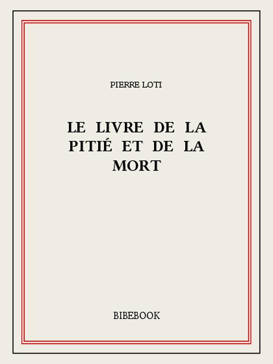 Le livre de la pitié et de la mort