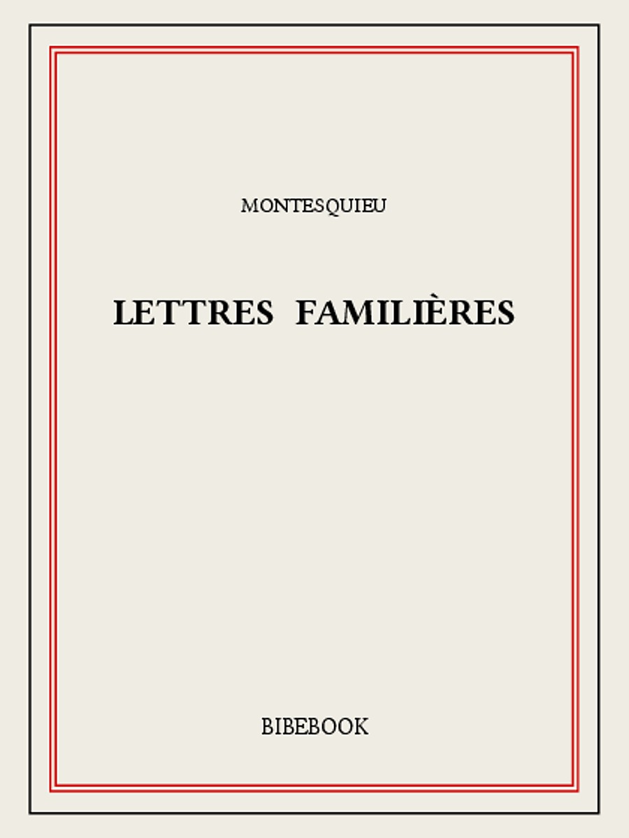 Lettres familières