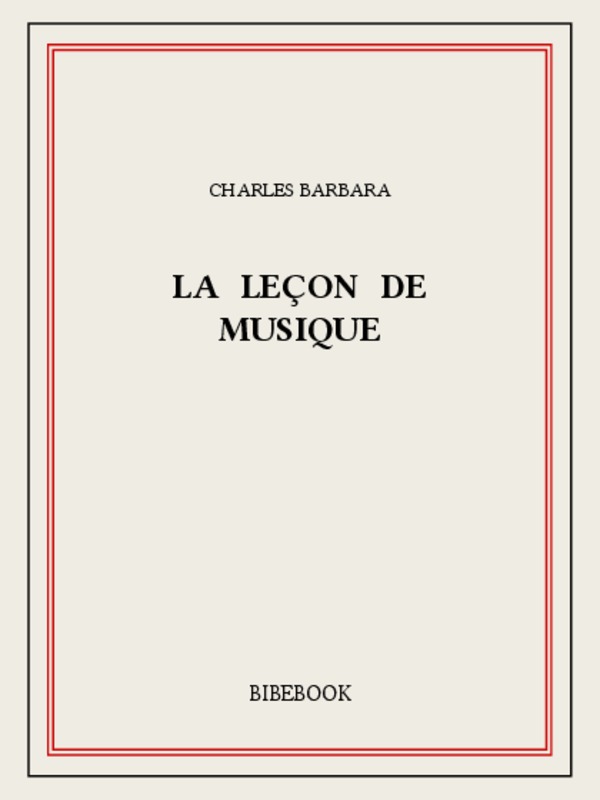 La leçon de musique