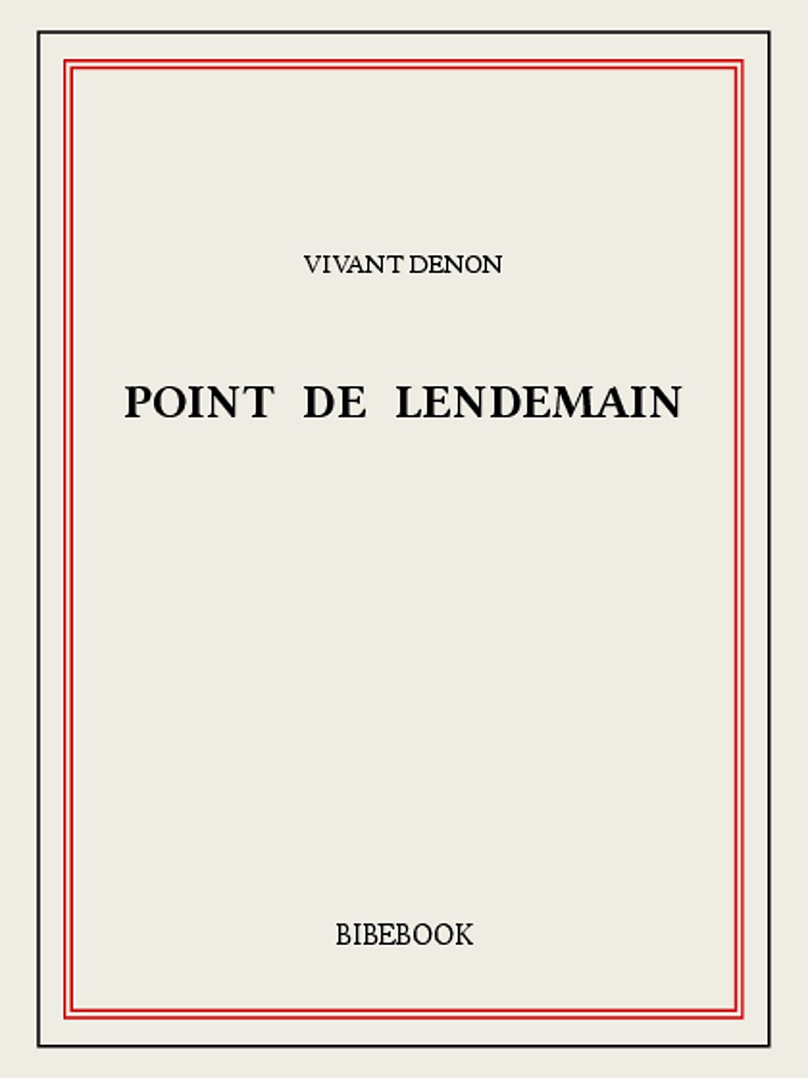 Point de lendemain