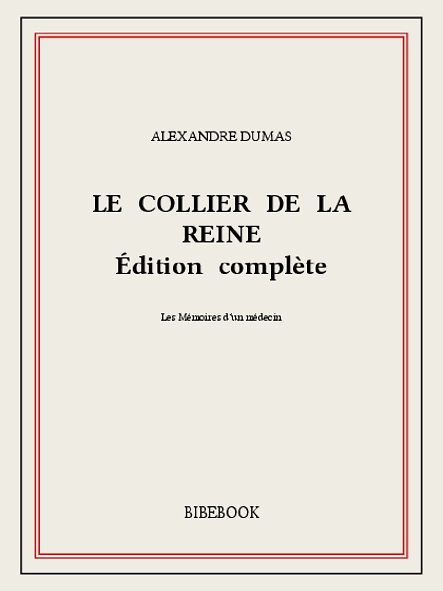 Le collier de la reine