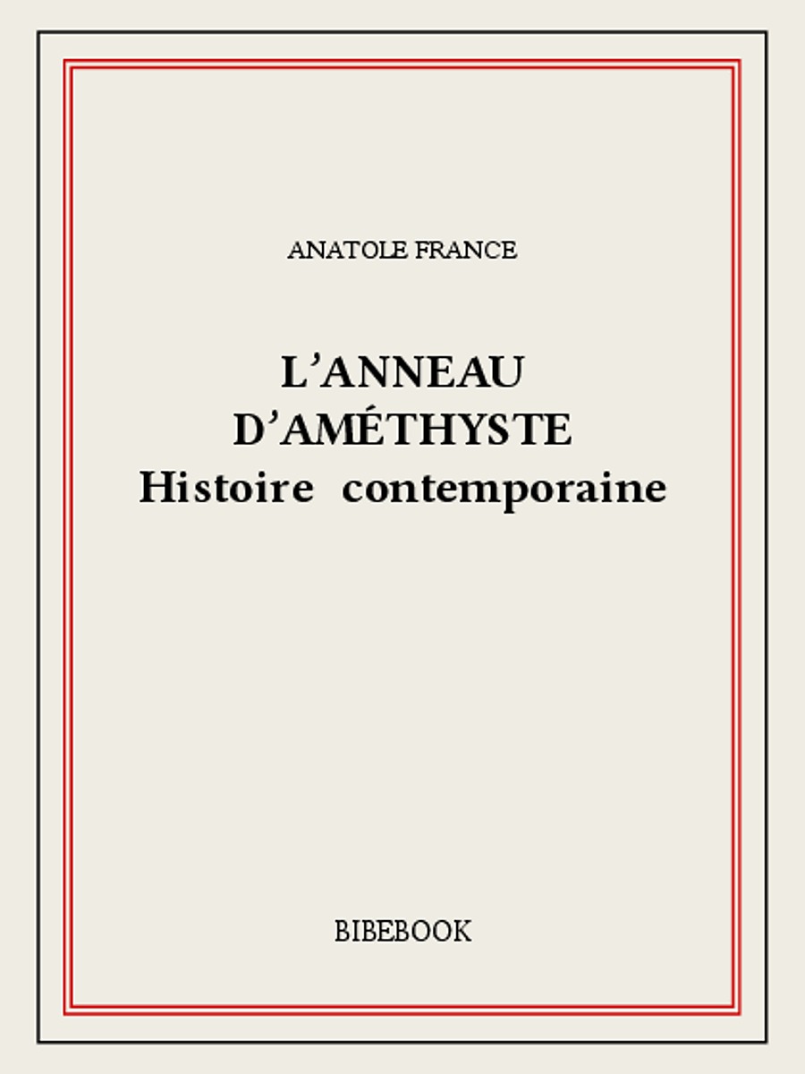 L’anneau d’améthyste