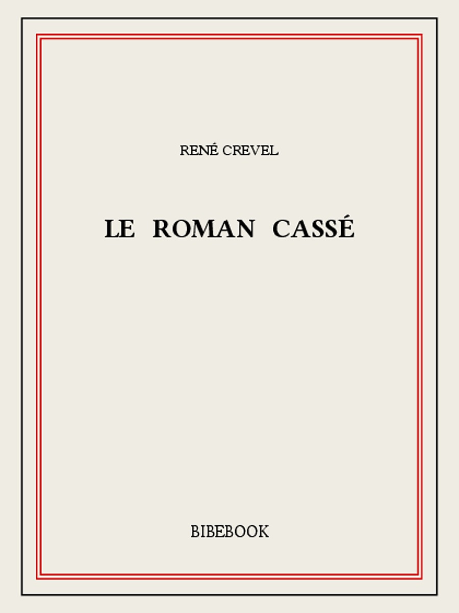 Le roman cassé