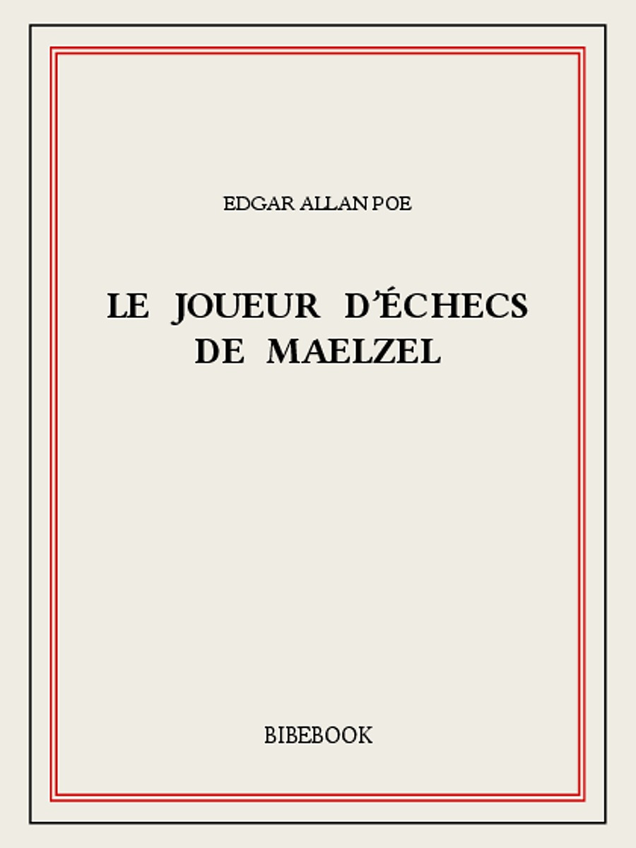 Le joueur d'échecs de Maelzel