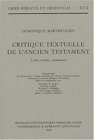 Isaie, Jeremie Et Lamentations