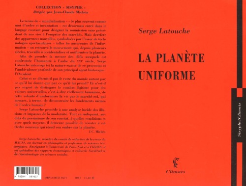 La planète uniforme